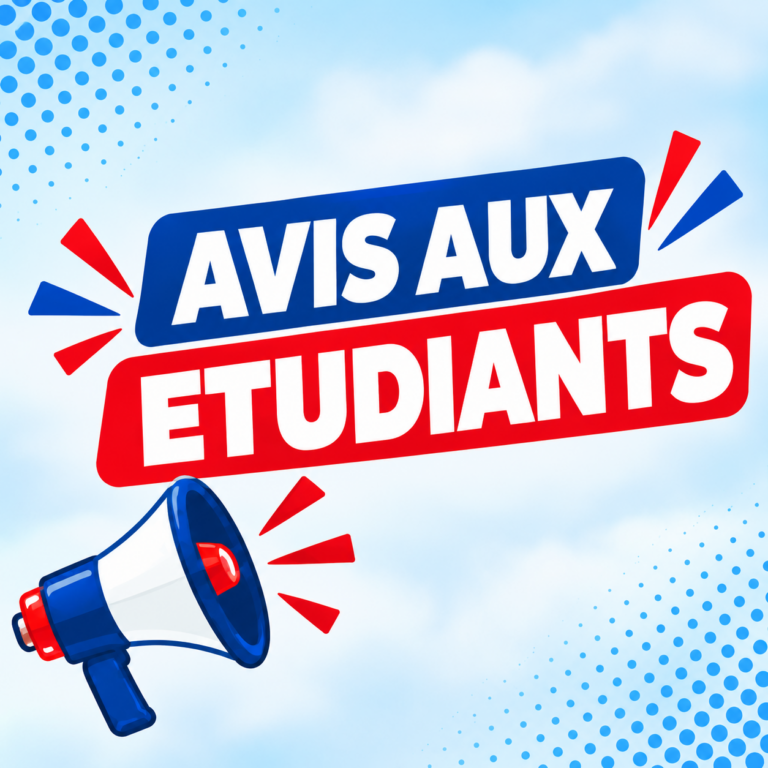Avis aux étudiants inscrits en S1 au titre de l&rsquo;AU 2024-2025